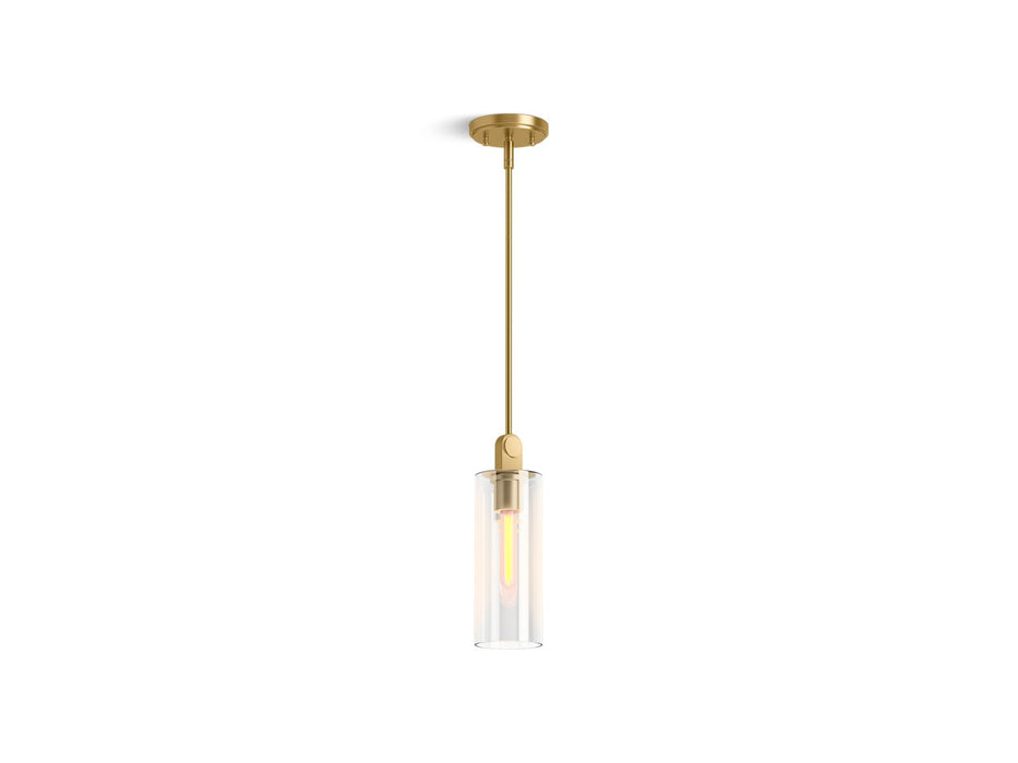 KOHLER K-35876-PE01 Crue 4" pendant, brushed moderne brass