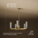 3/4 view of product with dimensions