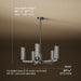 3/4 view of product with dimensions