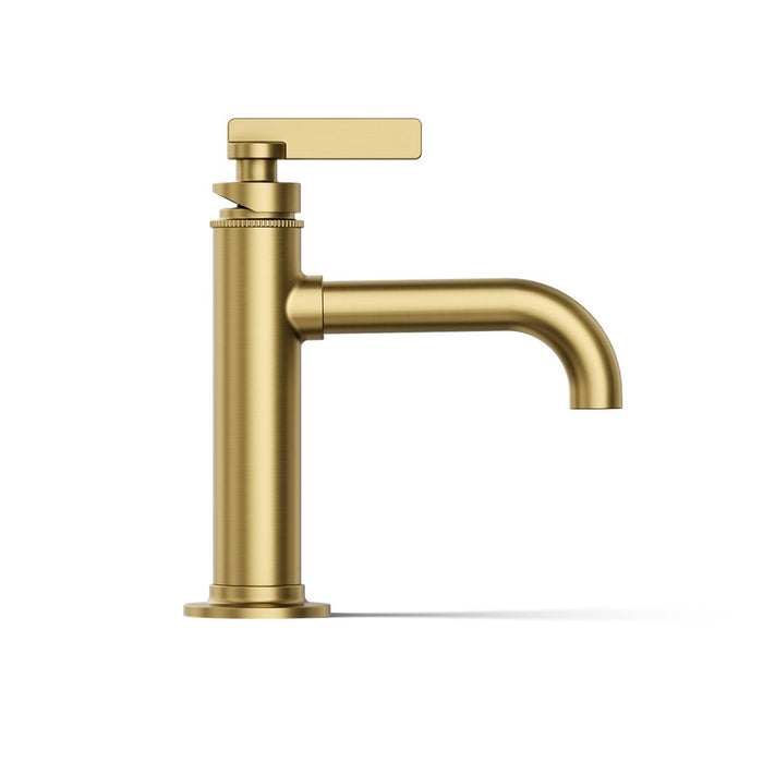 KOHLER K-35907-4K Castia by Studio McGee Single-handle bathroom sink faucet, 1.0 gpm, vibrant brushed moderne brass - view 3