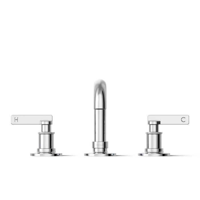 KOHLER K-35908-4 Castia by Studio McGee Widespread bathroom sink faucet, 1.2 gpm, polished chrome - view 3