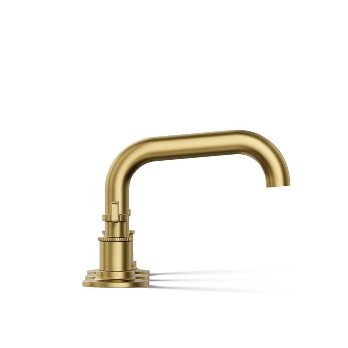 KOHLER K-35908-4 Castia by Studio McGee Widespread bathroom sink faucet, 1.2 gpm, vibrant brushed moderne brass - view 4