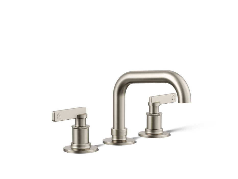 KOHLER K-35908-4 Castia by Studio McGee Widespread bathroom sink faucet, 1.2 gpm, vibrant brushed nickel