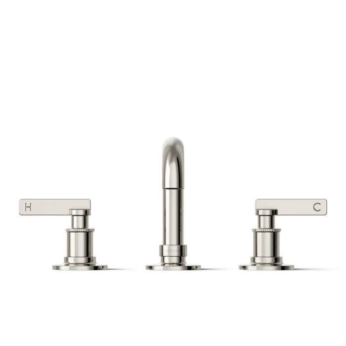 KOHLER K-35908-4 Castia by Studio McGee Widespread bathroom sink faucet, 1.2 gpm, vibrant polished nickel - view 3