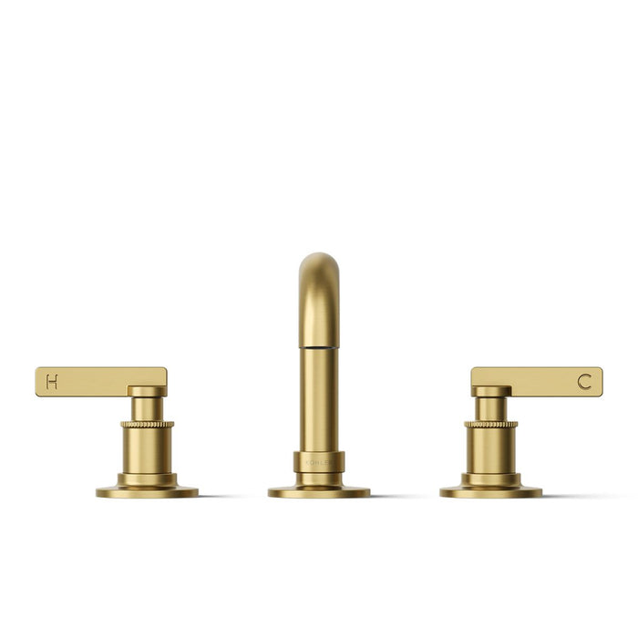 KOHLER K-35908-4N Castia by Studio McGee Widespread bathroom sink faucet, 0.5 gpm, vibrant brushed moderne brass - view 2
