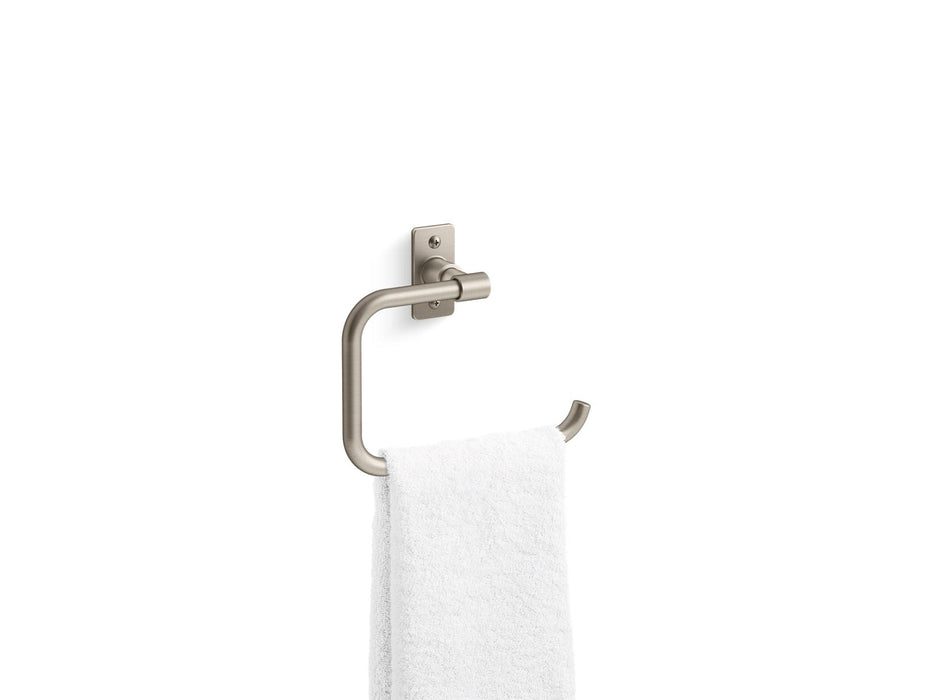 KOHLER K-35928 Castia by Studio McGee Towel ring, vibrant brushed nickel - view 2