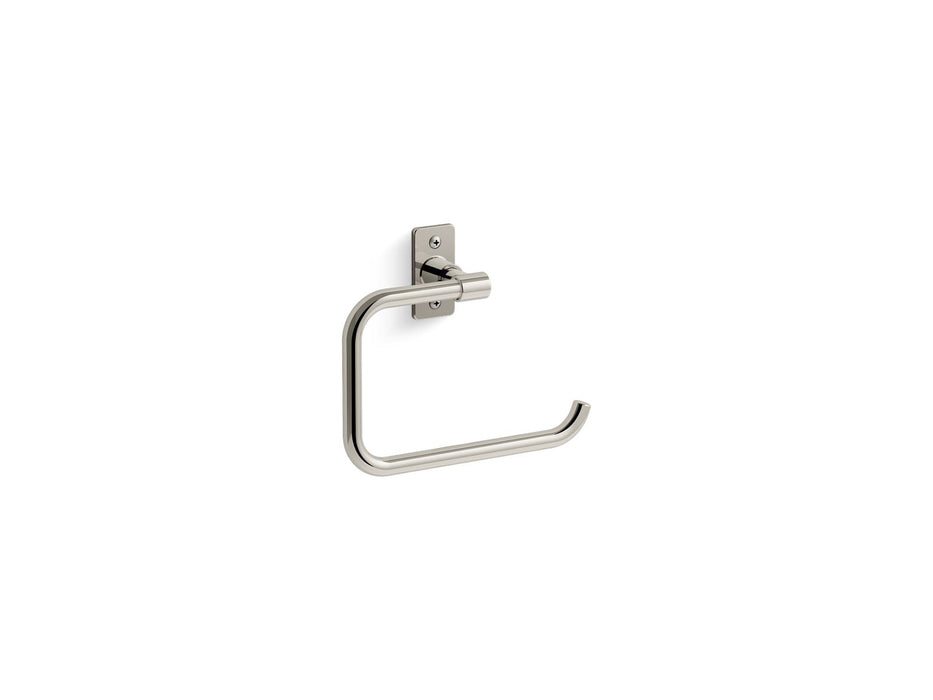 KOHLER K-35928 Castia by Studio McGee Towel ring, vibrant polished nickel