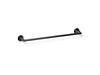 KOHLER K-35932 Buckley 24" towel bar, matte black