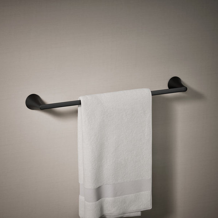 KOHLER K-35932 Buckley 24" towel bar, matte black - view 3