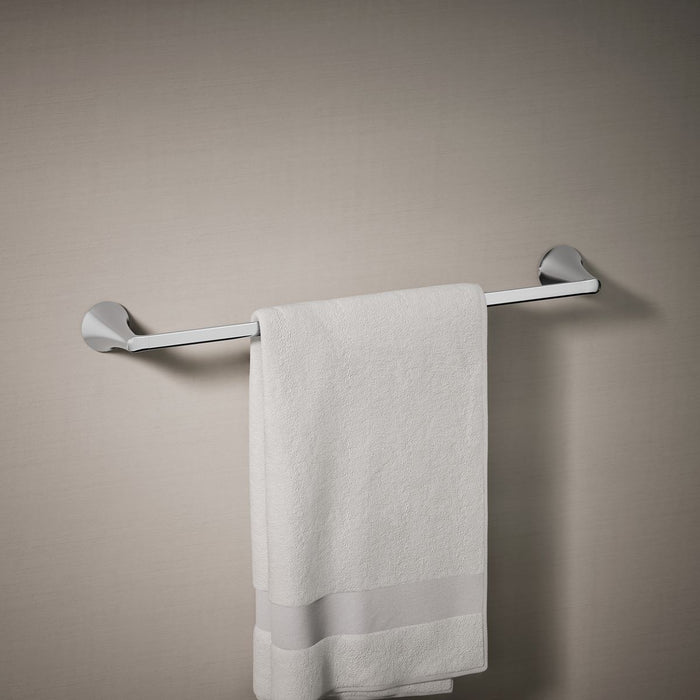 KOHLER K-35932 Buckley 24" towel bar, polished chrome - view 3