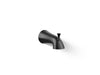 KOHLER K-35935 Buckley Wall-mount bath spout with diverter, matte black