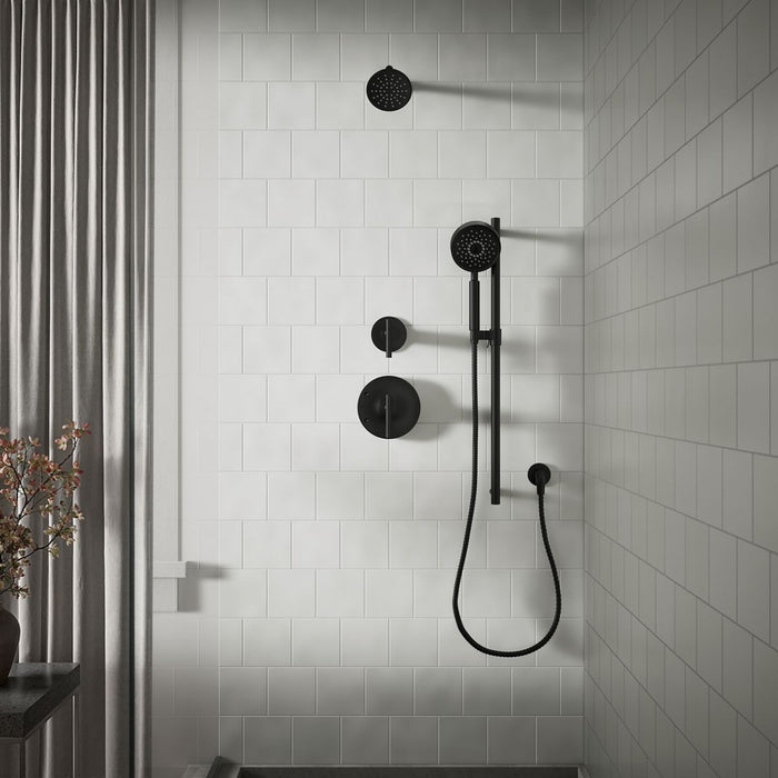 KOHLER K-35948-G Bellera Single-function showerhead, 1.75 gpm, matte black - view 4