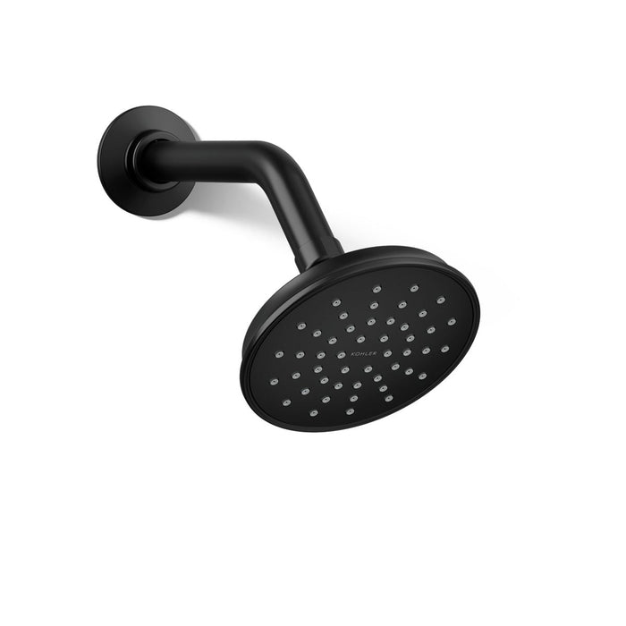 KOHLER K-35948-Y Bellera Single-function showerhead, 2.5 gpm, matte black - view 3
