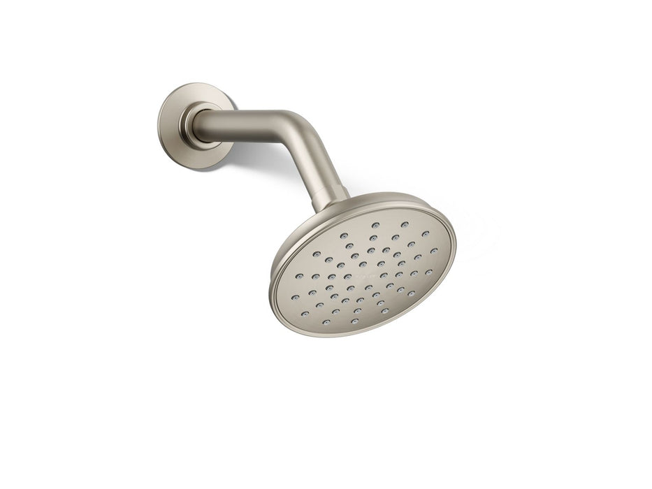 KOHLER K-35948-Y Bellera Single-function showerhead, 2.5 gpm, vibrant brushed nickel