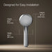 KOHLER K-35949-H Bellera Three-function handshower, 1.5 gpm, polished chrome - view 4