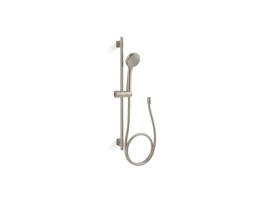 KOHLER K-35950-Y Bellera 28" three-function handshower kit, 2.5 gpm, vibrant brushed nickel