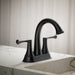KOHLER K-35951-4 Buckley Centerset bathroom sink faucet, 1.2 gpm, matte black - view 4