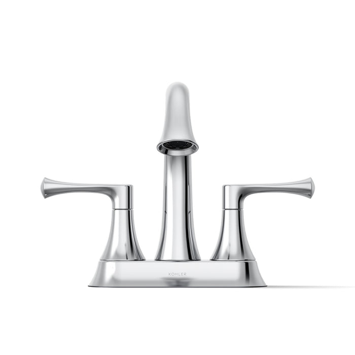 KOHLER K-35951-4 Buckley Centerset bathroom sink faucet, 1.2 gpm, polished chrome - view 2