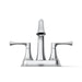 KOHLER K-35951-4 Buckley Centerset bathroom sink faucet, 1.2 gpm, polished chrome - view 2