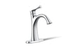 KOHLER K-35952-4 Buckley Single-handle bathroom sink faucet, 1.2 gpm, polished chrome