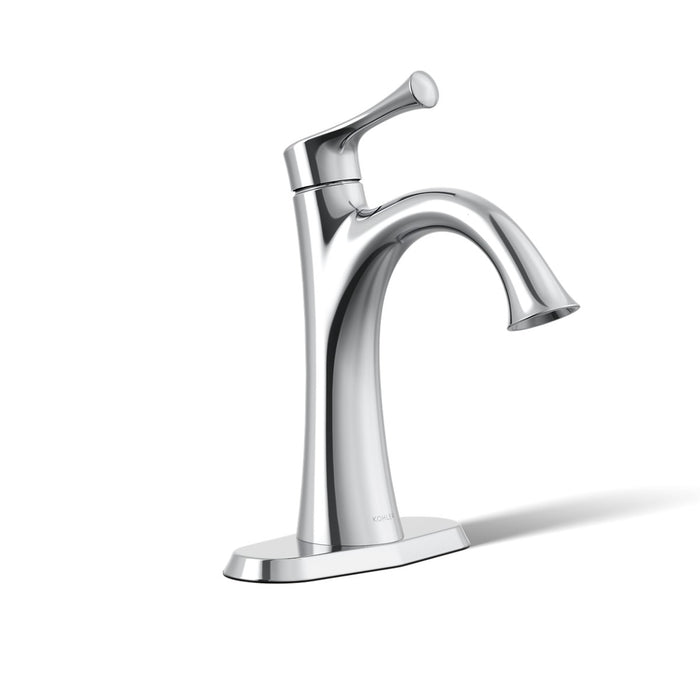 KOHLER K-35952-4K Buckley Single-handle bathroom sink faucet, 1.0 gpm, polished chrome - view 5
