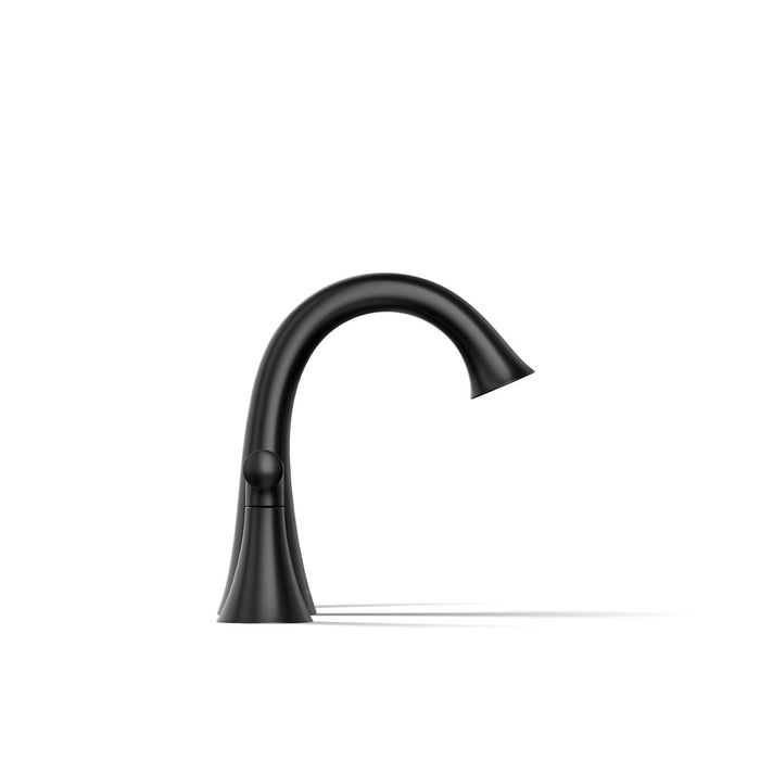 KOHLER K-35953-4 Buckley Widespread bathroom sink faucet, 1.2 gpm, matte black - view 3