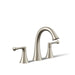 KOHLER K-35953-4 Buckley Widespread bathroom sink faucet, 1.2 gpm, vibrant brushed nickel - view 5