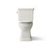 KOHLER K-35960 Claude Two-piece Elongated Toilet with Skirted Trapway, 1.28 GPF, Dune - Detail image of a product feature