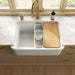 KOHLER K-36251-PC Audrine 32-1/2" undermount single-bowl farmhouse workstation kitchen sink, dune - view 2