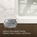 KOHLER K-36254 Audrine 33" undermount single-bowl kitchen sink, dune - view 3