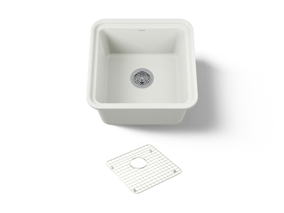 KOHLER K-36259 Audrine 18-5/8" undermount bar sink, dune
