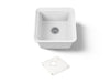 KOHLER K-36259 Audrine 18-5/8" undermount bar sink, white