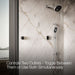 KOHLER K-36364 Anthem Duo Two-outlet shower digital control, polished chrome - view 5