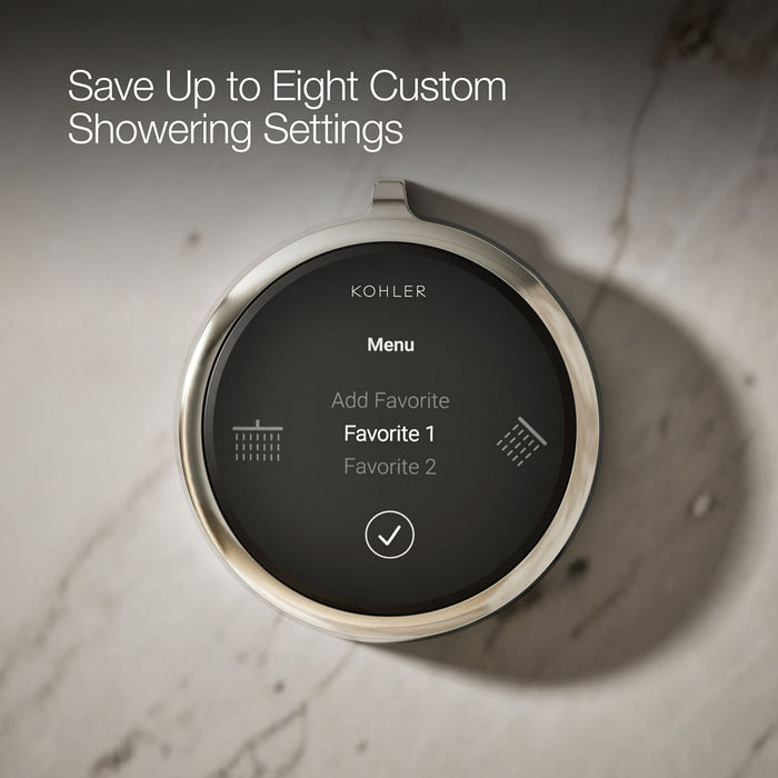 KOHLER K-36364 Anthem Duo Two-outlet shower digital control, vibrant polished nickel - view 3