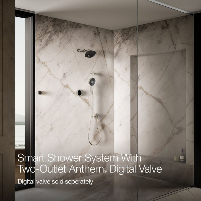 KOHLER K-36364 Anthem Duo Two-outlet shower digital control, vibrant polished nickel - view 5