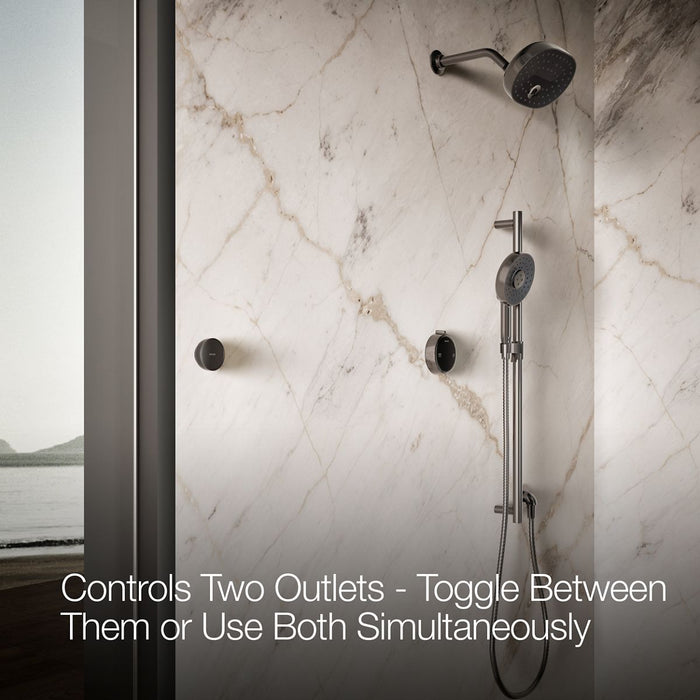 KOHLER K-36364 Anthem Duo Two-outlet shower digital control, vibrant titanium - view 5