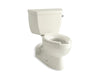 KOHLER K-3652-RA Barrington Two-piece elongated toilet, 1.0 gpf, biscuit
