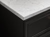 KOHLER K-36573 Silestone 73" quartz vanity top with two rectangular cutouts, eternal statuario - view 4