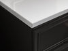 KOHLER K-36573 Silestone 73" quartz vanity top with two rectangular cutouts, miami white - view 4