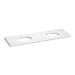 KOHLER K-36574 Silestone 73" quartz vanity top with two oval cutouts, eternal statuario