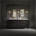 KOHLER K-36574 Silestone 73" quartz vanity top with two oval cutouts, miami white - view 3