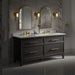 KOHLER K-36574 Silestone 73" quartz vanity top with two oval cutouts, miami white - view 5