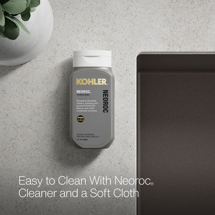 KOHLER K-36747 Billings 32-1/2" Undermount Single-bowl Kitchen Sink, Matte Brown - Detail image of a product feature