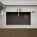 KOHLER K-36747 Billings 32-1/2" Undermount Single-bowl Kitchen Sink, Matte Brown - Detail image of a product feature
