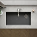 KOHLER K-36747 Billings 32-1/2" Undermount Single-bowl Kitchen Sink, Matte Graphite - Detail image of a product feature