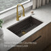 KOHLER K-36748 Billings 32-1/2" Undermount Single-bowl Kitchen Sink, Matte Brown - image focused on single product story