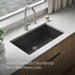 KOHLER K-36748 Billings 32-1/2" Undermount Single-bowl Kitchen Sink, Matte Graphite - Detail image of a product feature