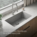 KOHLER K-36748 Billings 32-1/2" Undermount Single-bowl Kitchen Sink, Matte Grey - image focused on single product story