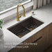 KOHLER K-36749 Billings 32-1/2" Undermount Double-bowl Kitchen Sink, Matte Brown - image focused on single product story