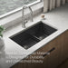 KOHLER K-36749 Billings 32-1/2" Undermount Double-bowl Kitchen Sink, Matte Graphite - Detail image of a product feature